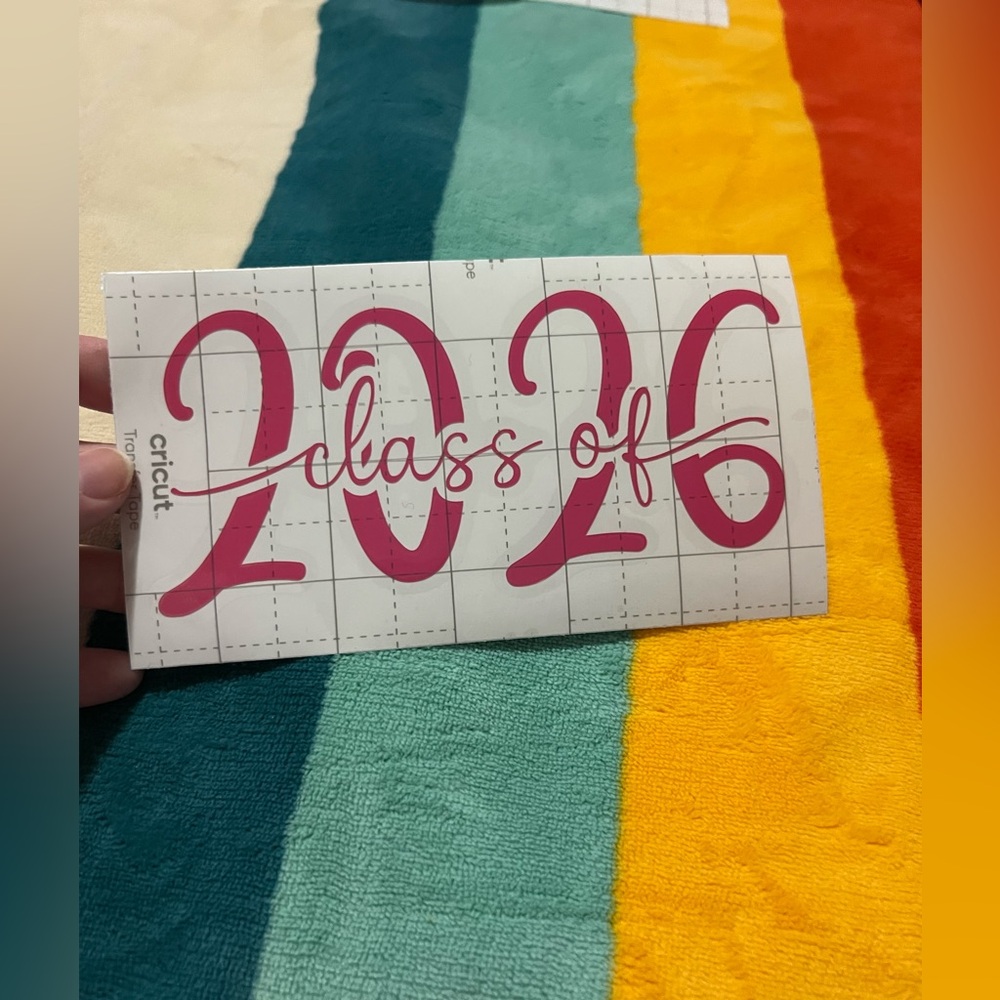 Class Of 2026 Vinyl Decal ✨